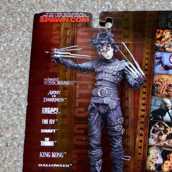 2000 McFarlane Movie Maniacs Series 3 Edward Scissorhands MOC Brand New - Picture 7 of 10